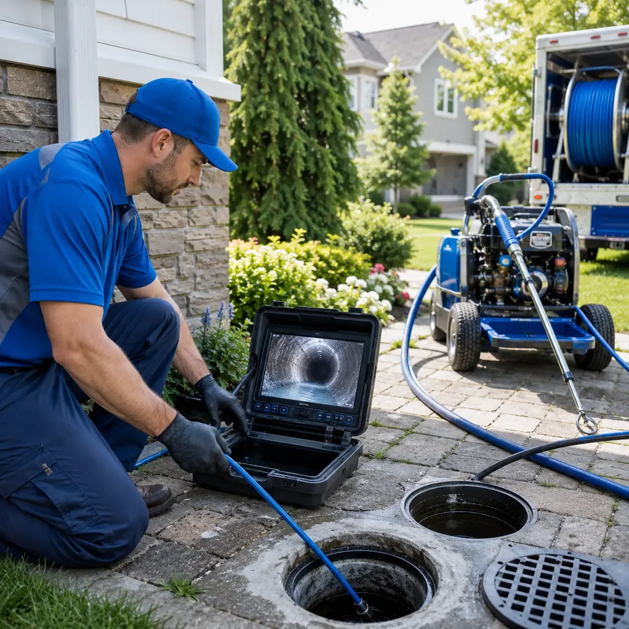 Outdoor drain cleaning professionals serving Beaverton, AL